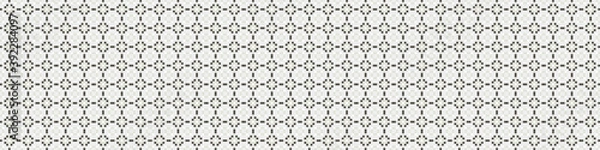 Fototapeta Abstract Cross Pattern Dots Logo generative computational art illustration