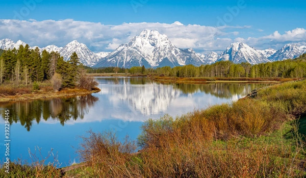 Obraz Oxbow bend in the fall