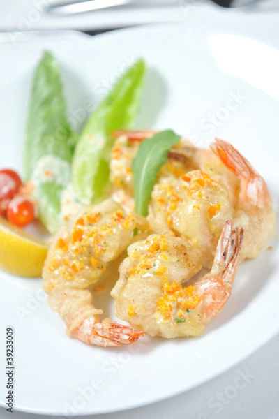 Obraz spicy prawn,fried spicy prawn
