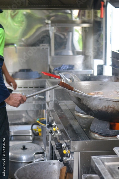 Obraz man working in factory