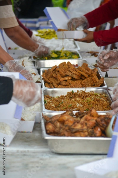 Obraz buffet with food