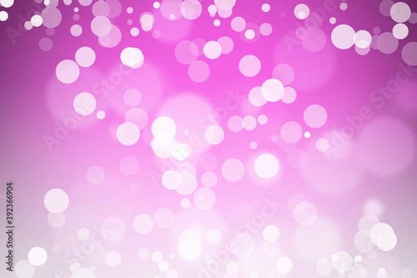 Fototapeta Pink light bokeh abstract background. beautiful effect texture color. graphic art backdrop. cosmetic concept image design, template banner beauty or wallpaper.