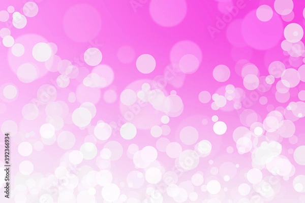 Fototapeta Pink light bokeh abstract background. beautiful effect texture color. graphic art backdrop. cosmetic concept image design, template banner beauty or wallpaper.