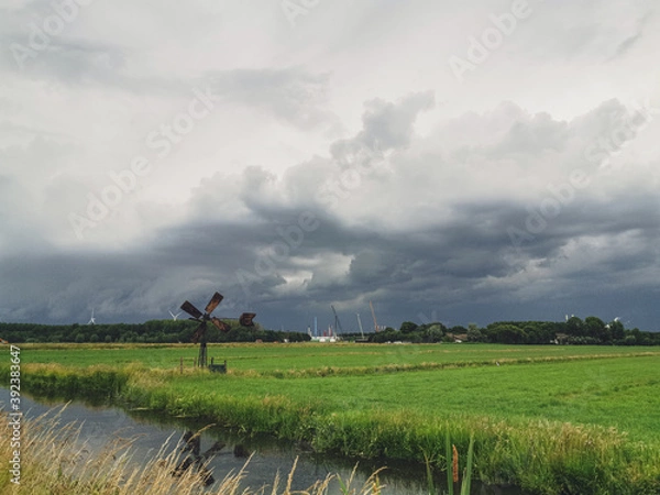 Obraz irrigation system in the field
