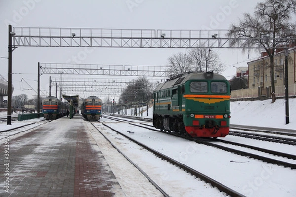 Obraz train, railway