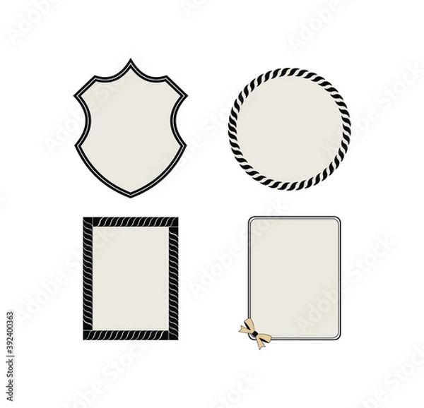 Obraz Border and frame vector