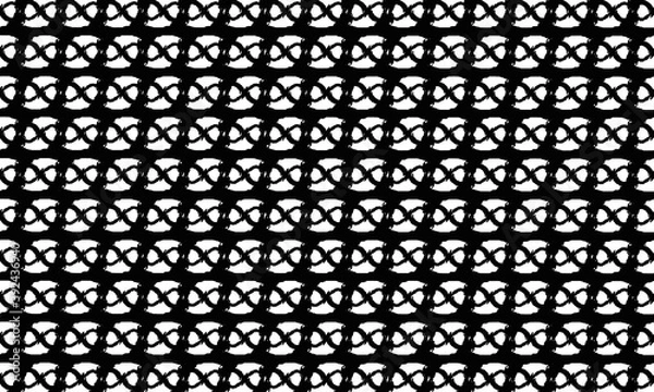 Fototapeta  black and white curve grid pattern.