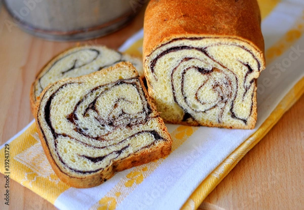 Obraz Traditional sweet bread