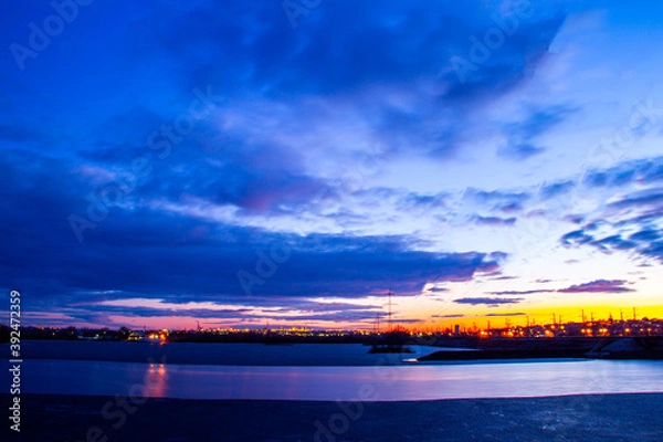 Obraz beautiful sunset