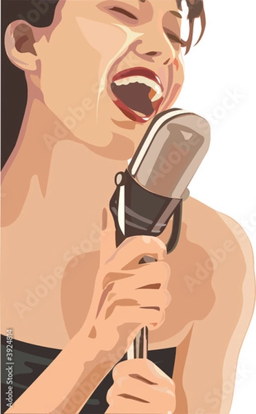 Fototapeta Singer