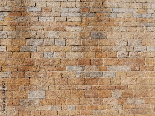 Obraz Mur de briques ocres