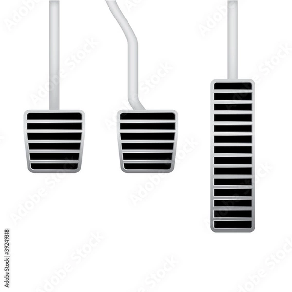Obraz car pedals
