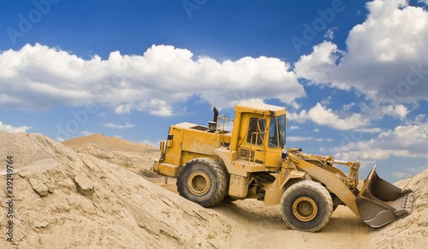 Obraz Excavator in quarry