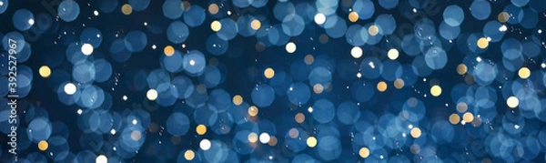 Obraz Beautiful defocused Holiday background with glitter light