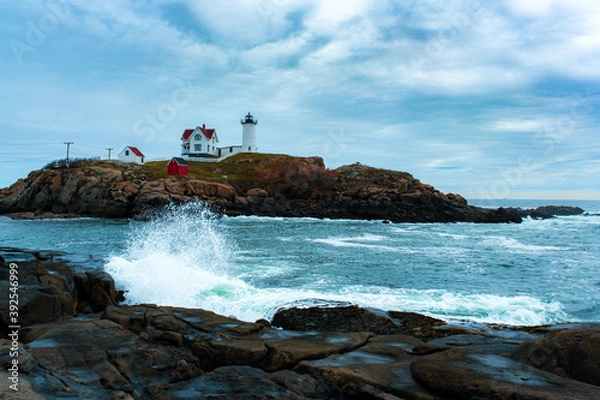 Obraz Nubble Lighthouse in Cape Neddick, ME