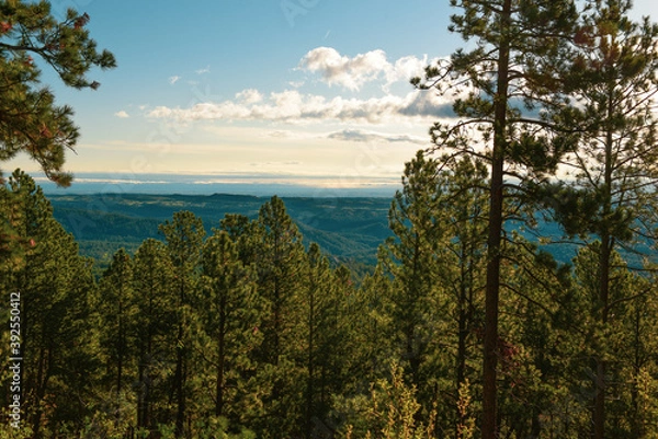 Obraz sunset in the mountains