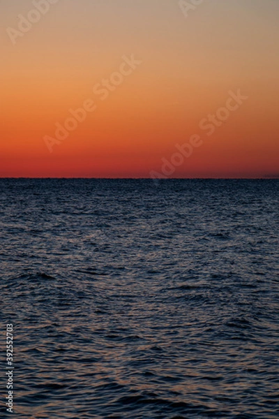 Obraz Golden hour over the lake