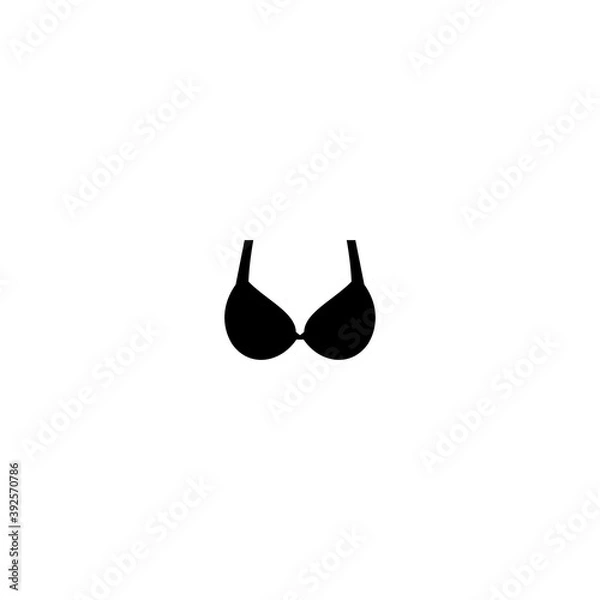 Fototapeta Bra Icon Vector Concept Illustration for Design