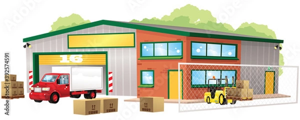 Obraz Warehouse and goods