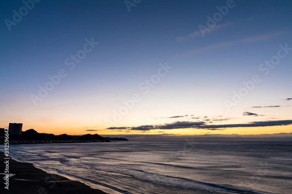 Fototapeta (千葉県-風景)房総から望む朝の太平洋側風景１
