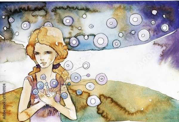 Obraz między niebem a ziemią