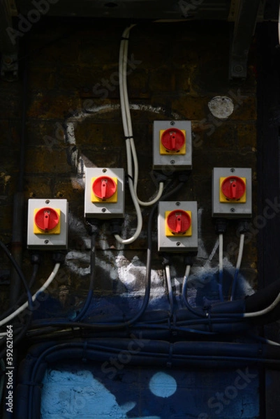 Fototapeta Electrical points