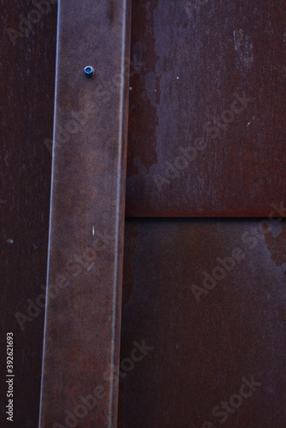 Fototapeta Rusting panels