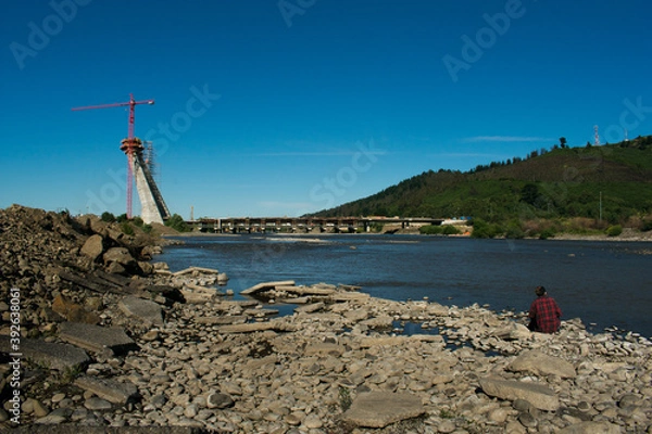 Fototapeta bridge construction