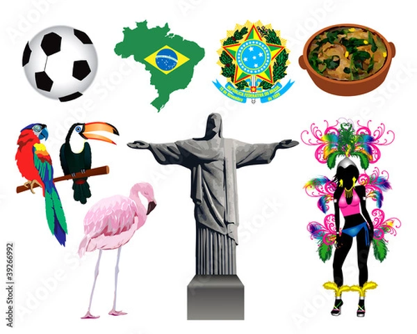 Obraz Ikony Brazylii