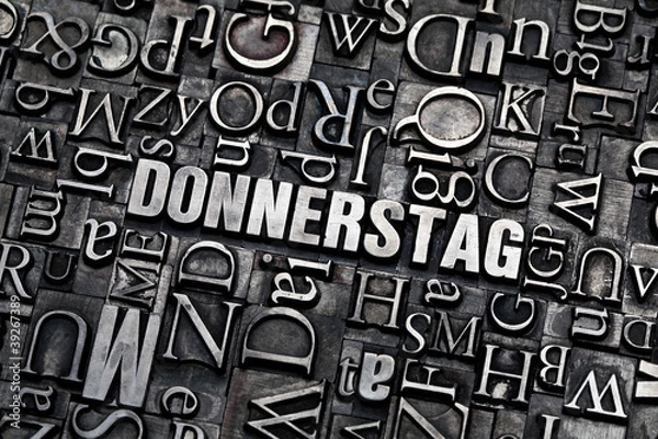 Fototapeta donnerstag