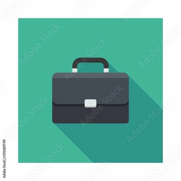 Obraz Briefcase icon vector isolated.