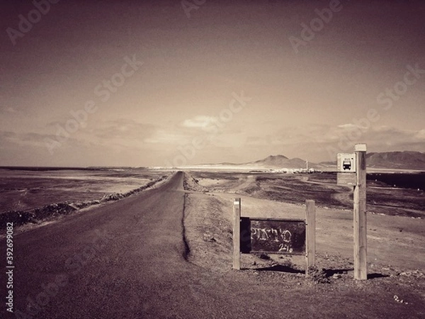 Fototapeta landscape with snow