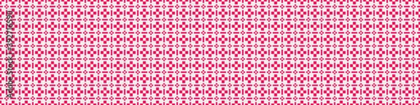 Obraz Abstract Cross Pattern Dots Logo generative computational art illustration