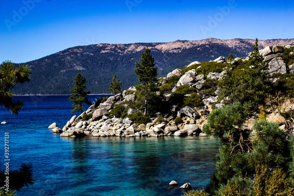 Obraz lake in the mountains