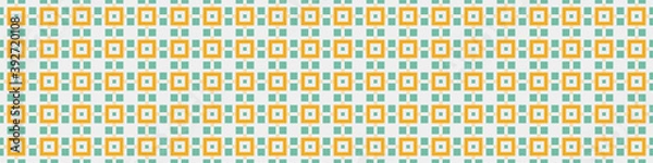 Fototapeta Abstract Cross Pattern Dots Logo generative computational art illustration