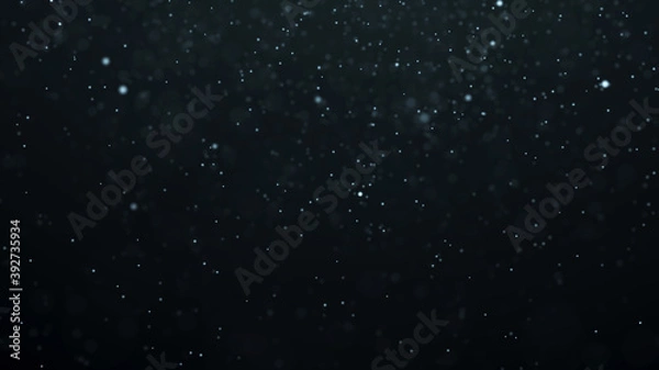 Fototapeta Dust particles. Abstract background of particles. Dots background. Futuristic digital dots background. 3d rendering.