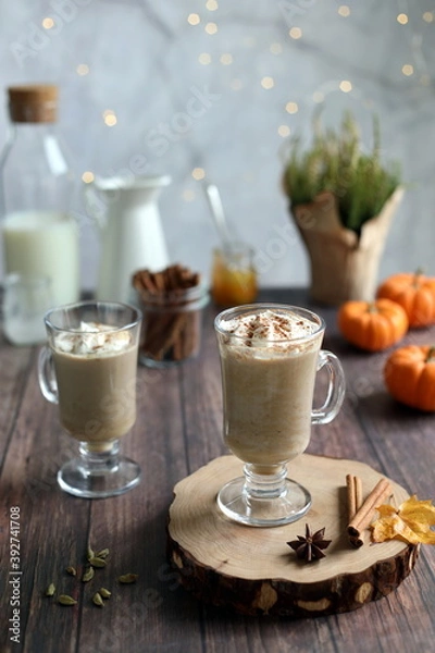 Fototapeta Pumpkin Spice Latte