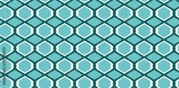 Fototapeta Blue abstract background, pattern