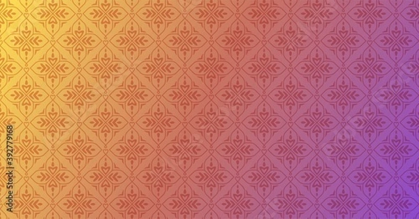 Obraz Decorative abstract geometric pattern background