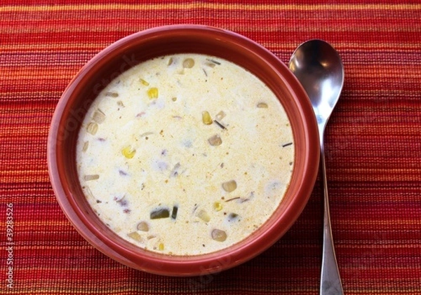 Obraz Jalapeno corn chowder