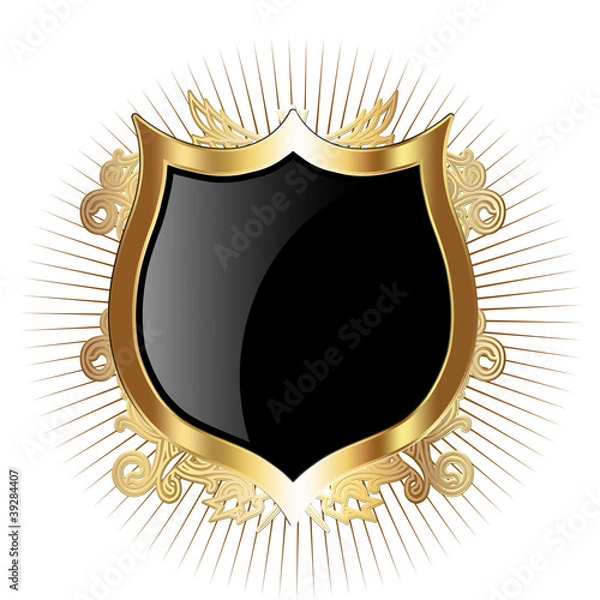 Fototapeta Heraldic Badge