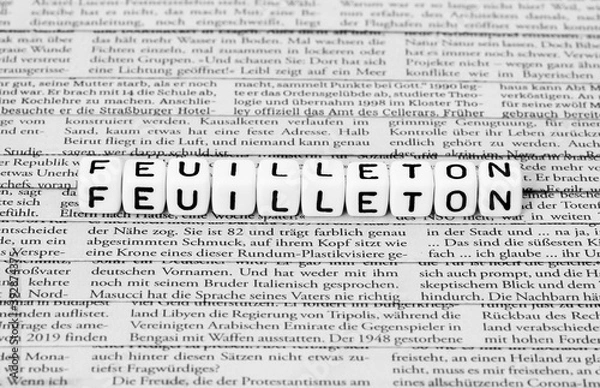 Fototapeta Feuilleton