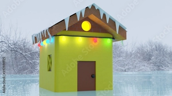 Obraz Christmas House