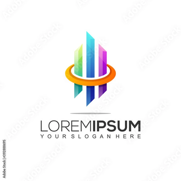 Obraz Accounting & Financial Logo Design Template