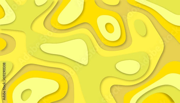 Obraz paper cut abstract background 