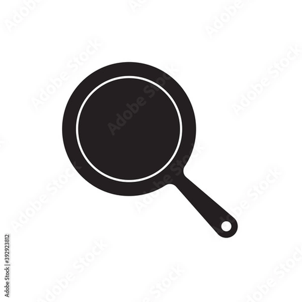 Obraz Frying pan vector icon