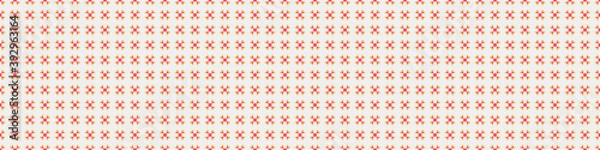 Obraz Abstract Cross Pattern Dots Logo generative computational art illustration
