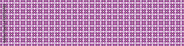 Obraz Abstract Cross Pattern Dots Logo generative computational art illustration