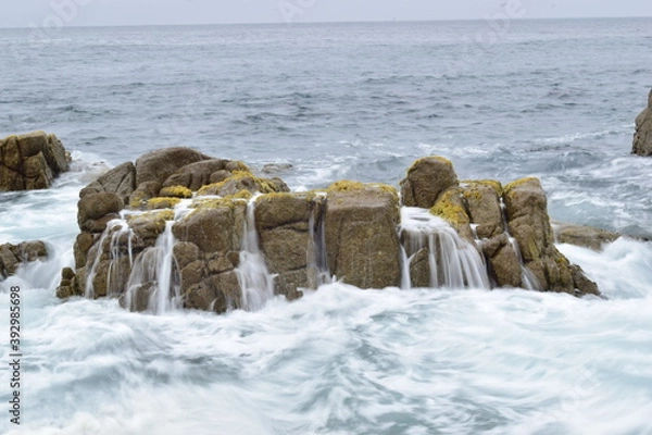 Obraz waves and rocks