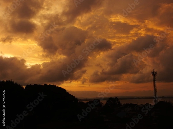 Obraz sunset in the clouds